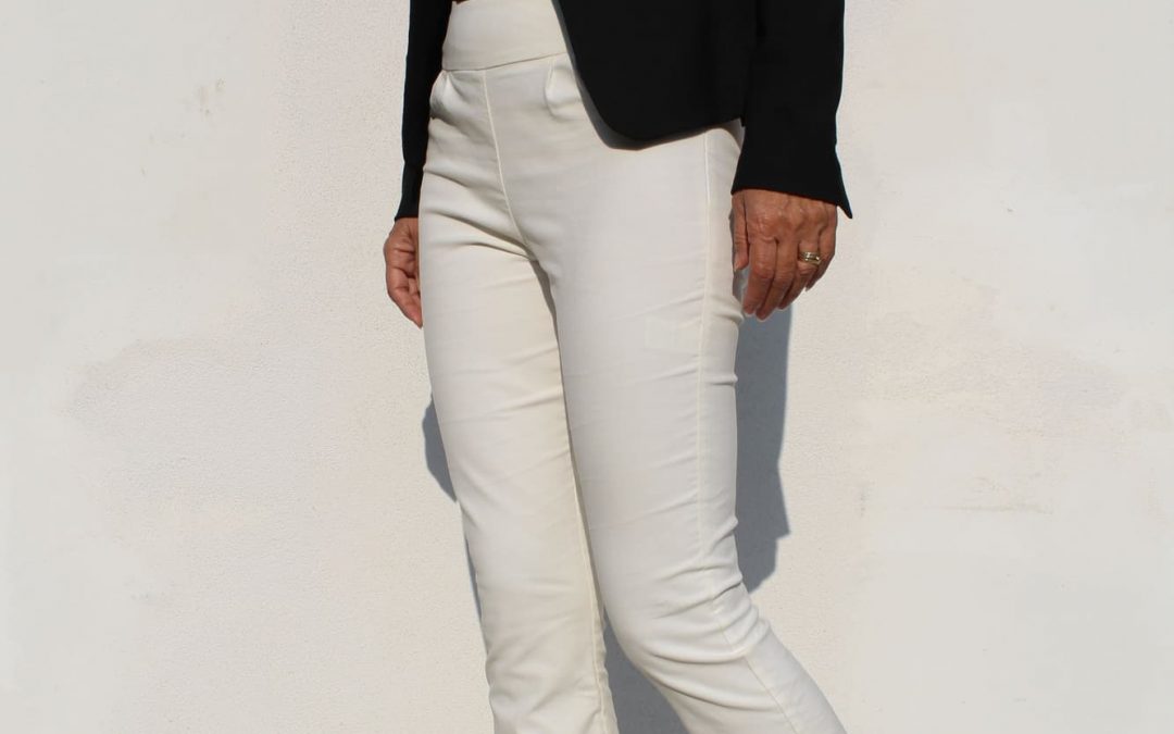 Art. P2001C-Pantaloni a zampa